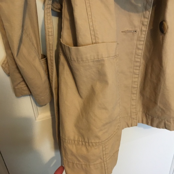 Women’s Gap Trench Coat with hood size M - Picture 4 of 13